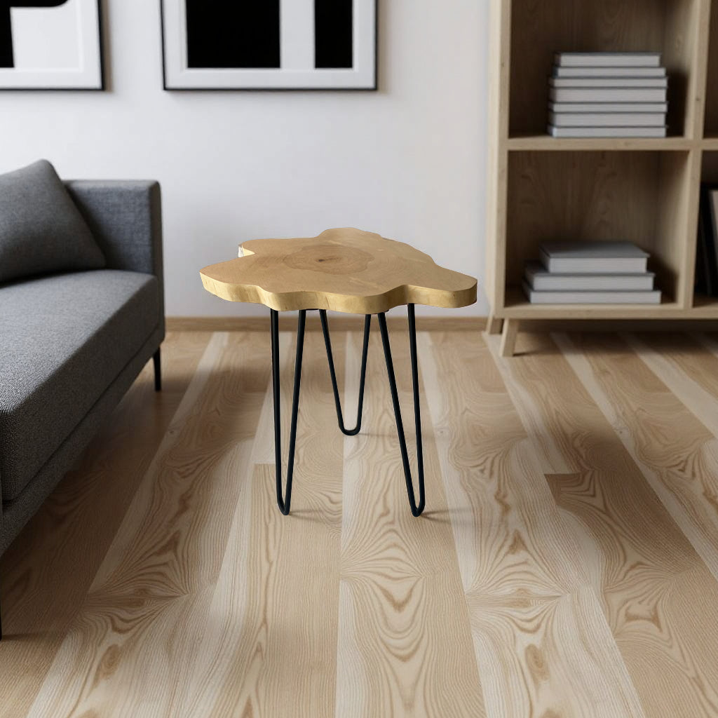 Birch wood coffee table