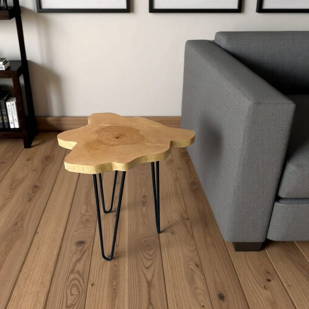 Birch wood coffee table