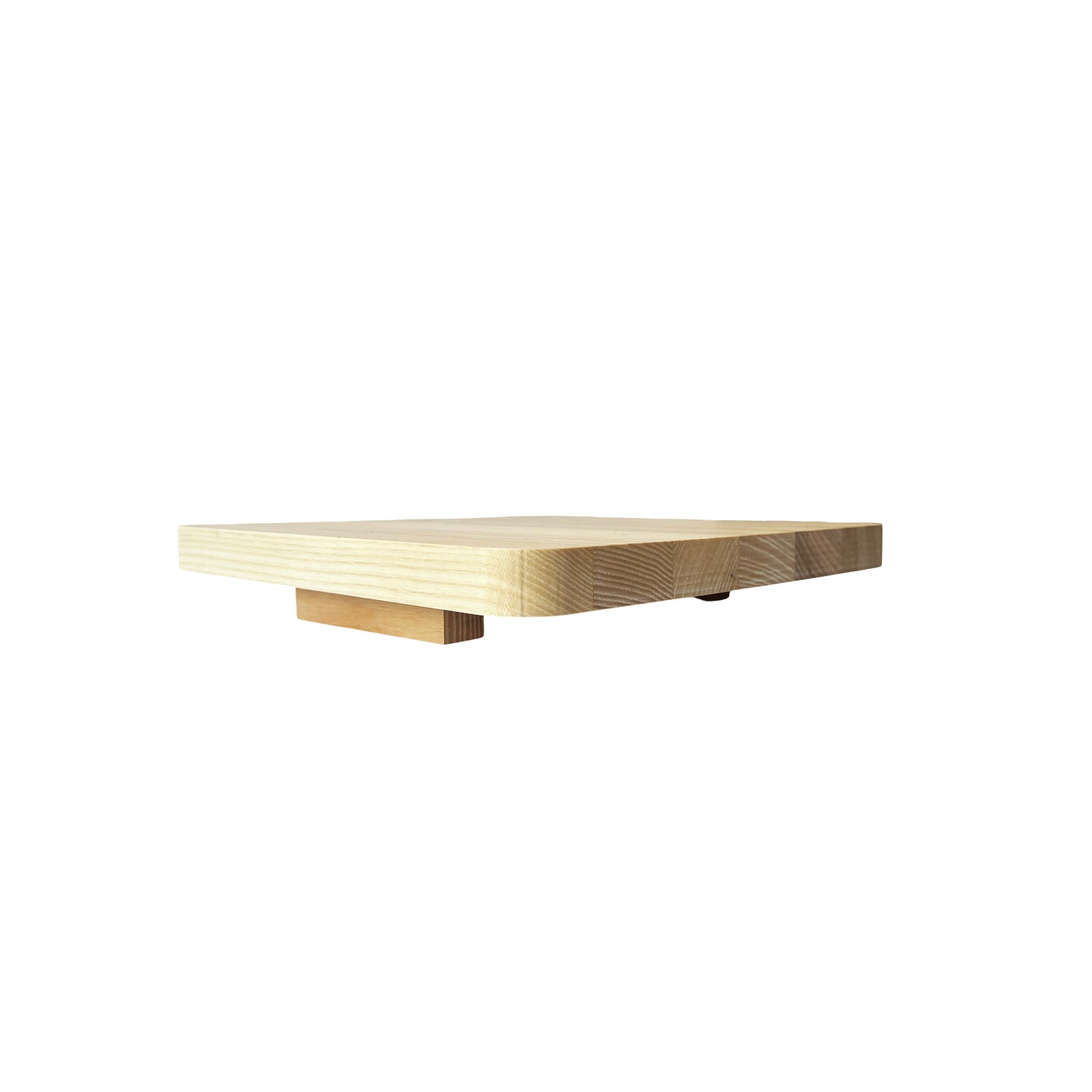 Round wooden flower stand, birch