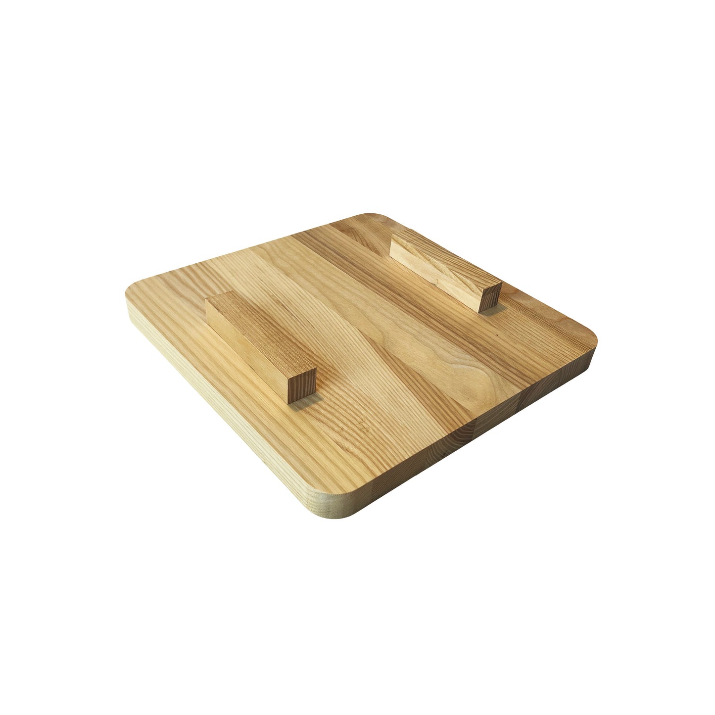 Round wooden flower stand, birch