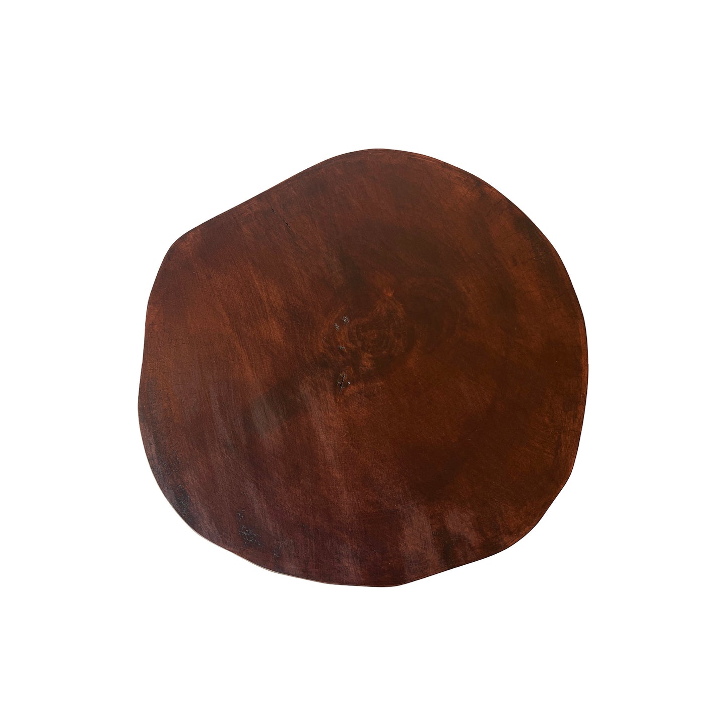 Round wooden coffee table, birch