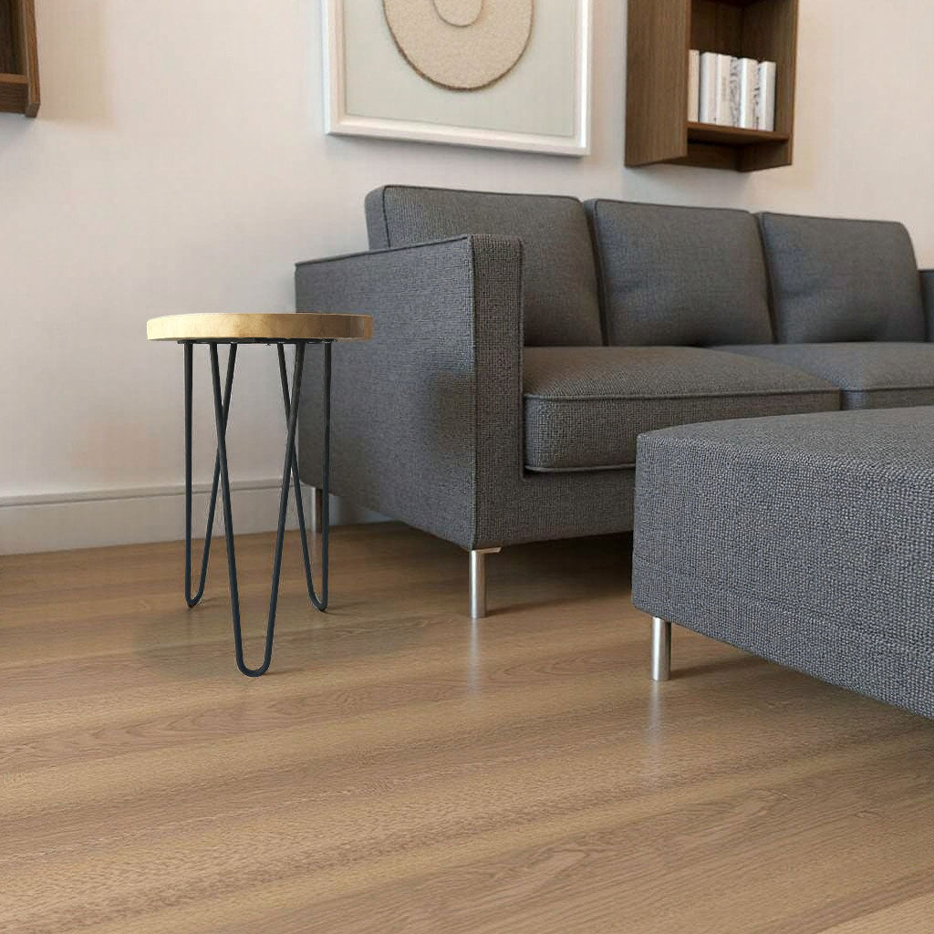 Round side coffee table