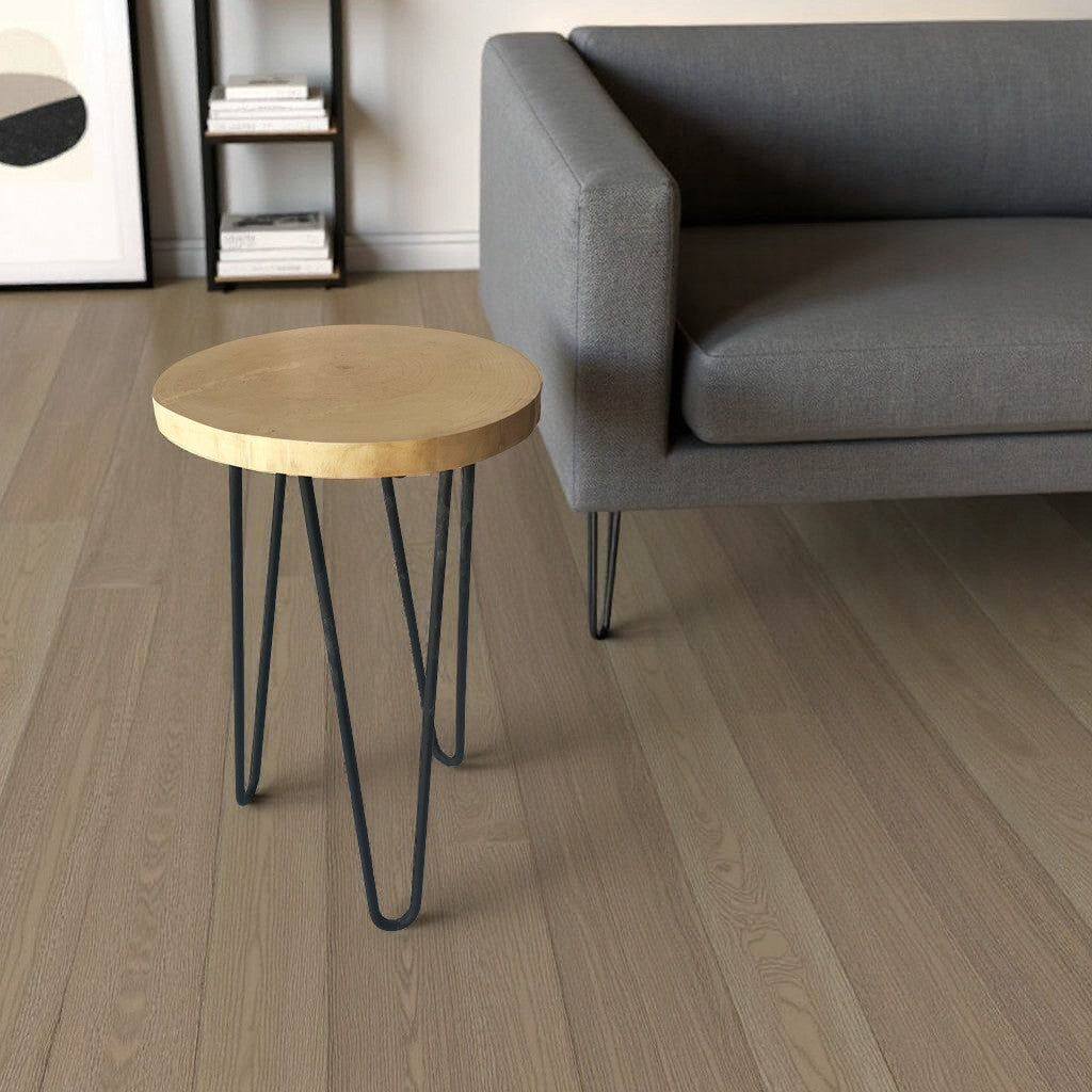 Round side coffee table