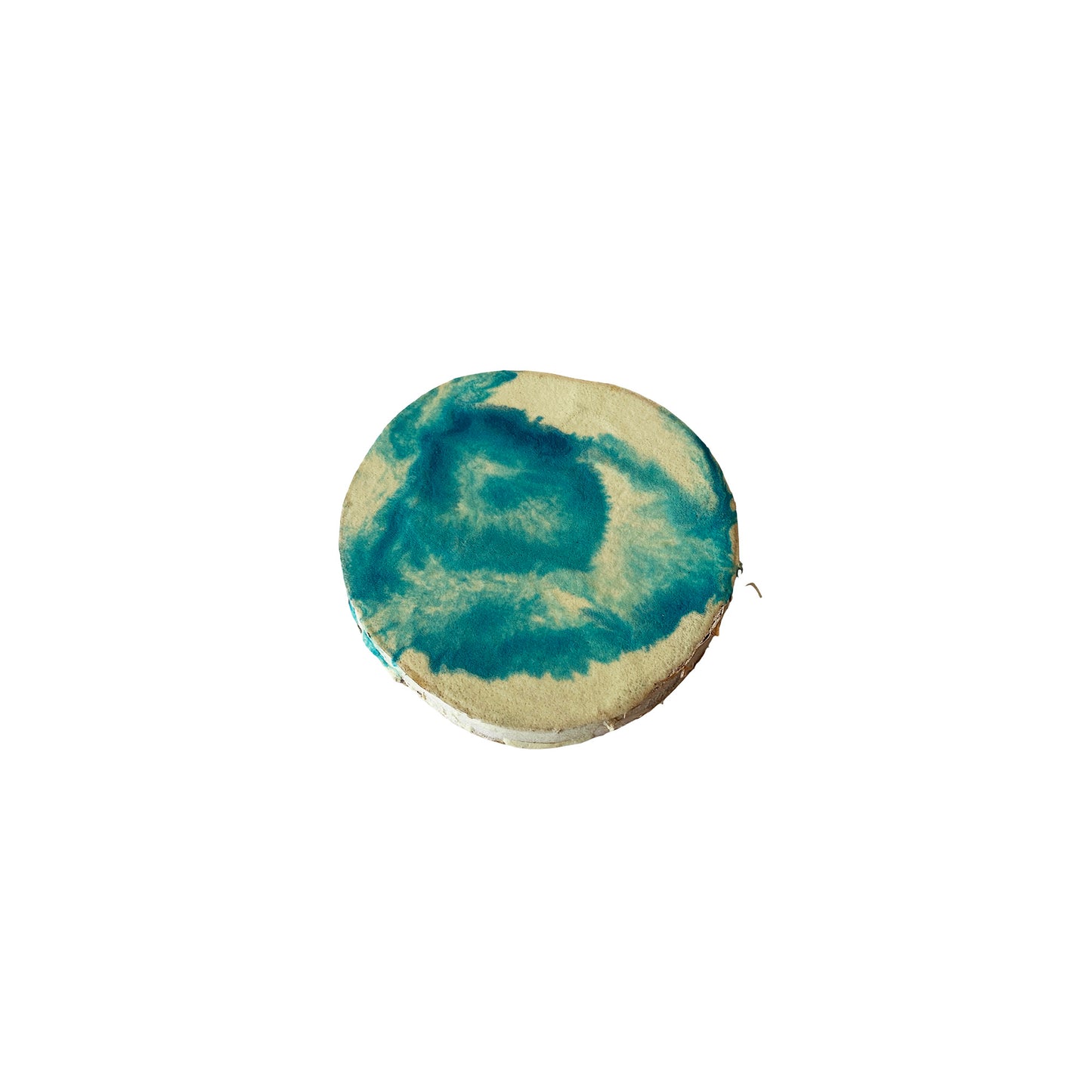 Glowing wooden coaster, birch