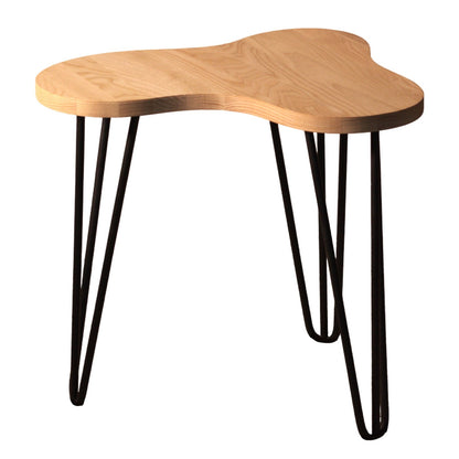 Medinis banguotas kavos staliukas, ažuolas