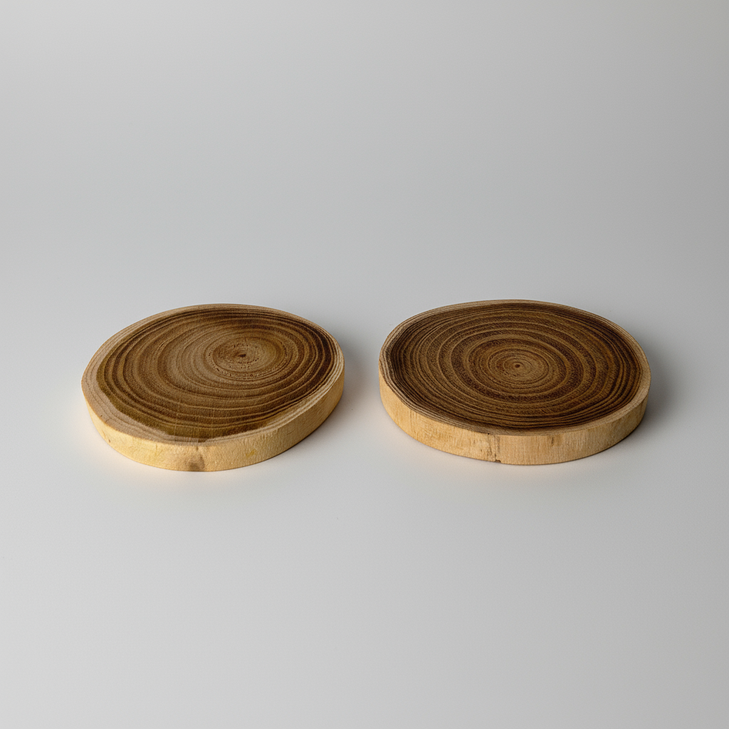 Wooden coaster, acacia