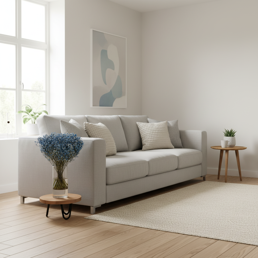 Apvalus medinis gėlių stovas, uosis