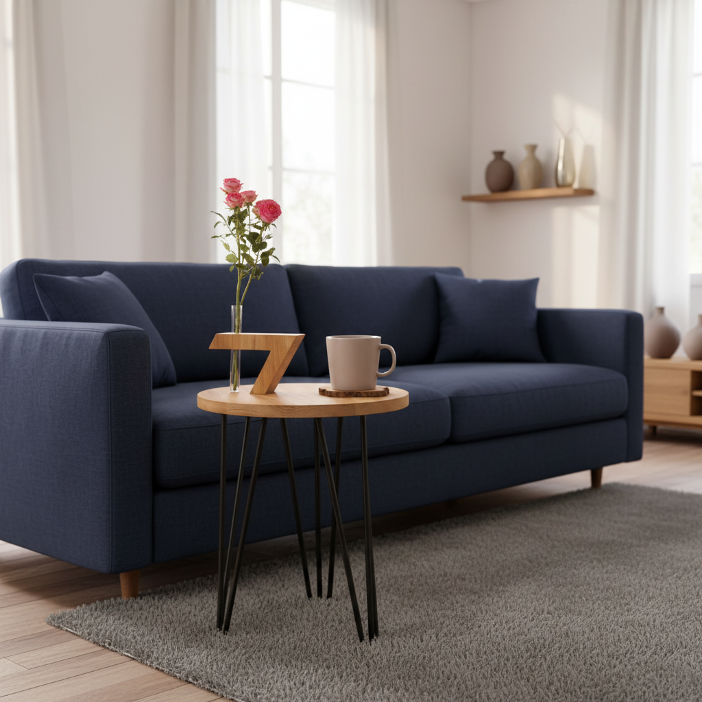 Šoninis kavos staliukas, ažuolas