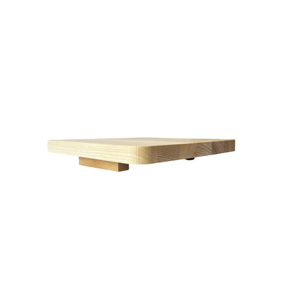 Round wooden flower stand, birch