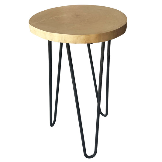 Round side coffee table