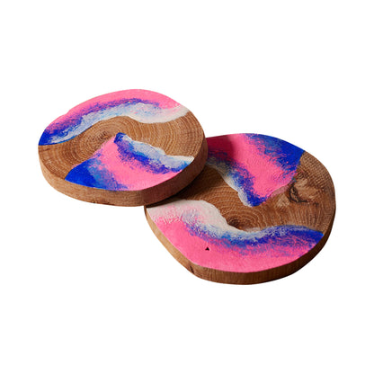 Wooden coaster, birch