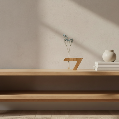 Skulptūrinė medinė vaza, ąžuolas