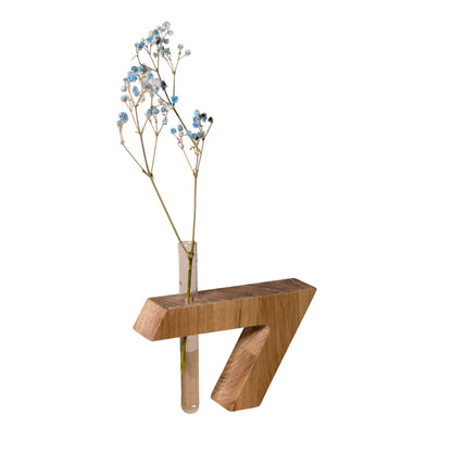 Skulptūrinė medinė vaza, ąžuolas