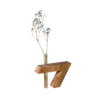 Skulptūrinė medinė vaza, ąžuolas