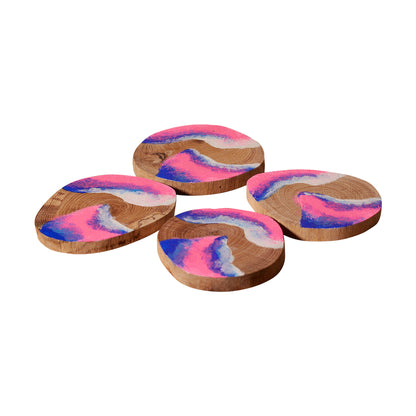 Wooden coaster, birch